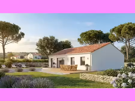 terrain avec maison neuve à vendre