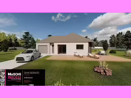 terrain avec maison neuve à vendre