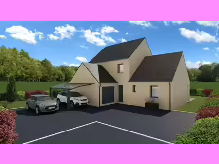 terrain avec maison neuve à vendre