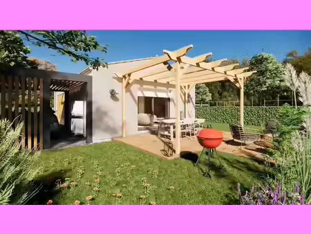 terrain avec maison neuve à vendre