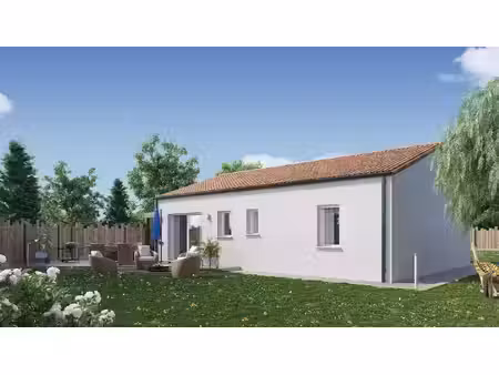 terrain avec maison neuve à vendre