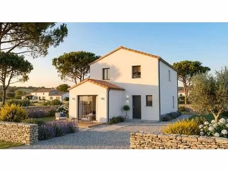 terrain avec maison neuve à vendre
