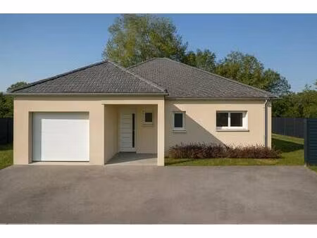 terrain avec maison neuve à vendre