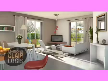 terrain avec maison neuve à vendre