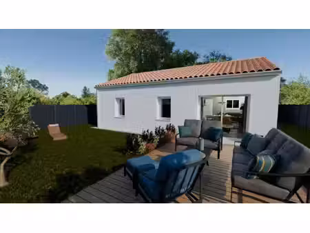 terrain avec maison neuve à vendre