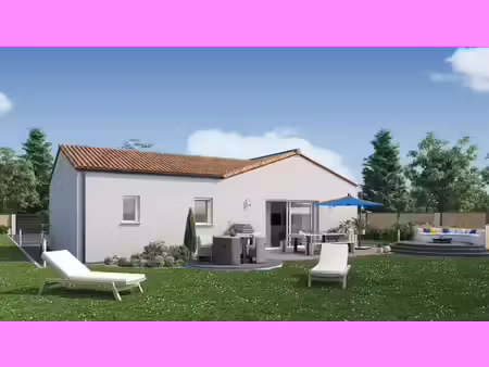 terrain avec maison neuve à vendre