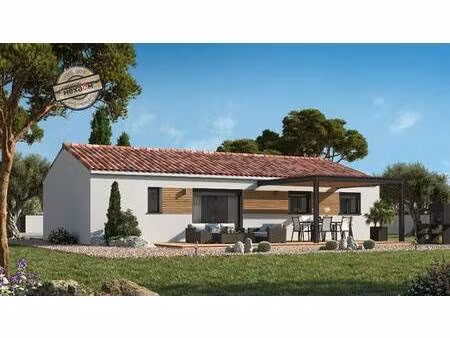 terrain avec maison neuve à vendre