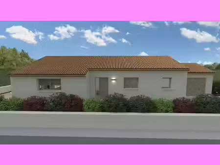 terrain avec maison neuve à vendre