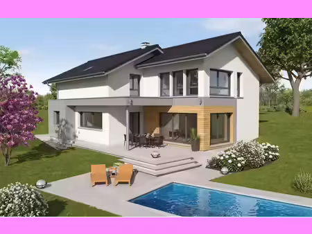 terrain avec maison neuve à vendre