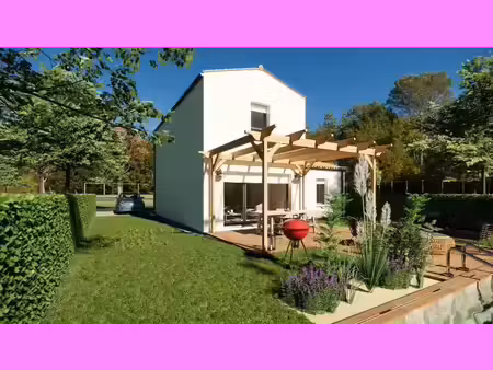 terrain avec maison neuve à vendre