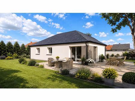 terrain avec maison neuve à vendre