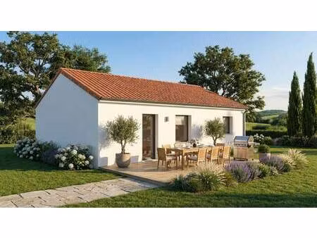 terrain avec maison neuve à vendre