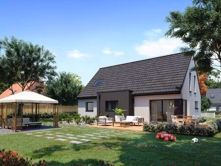 terrain avec maison neuve à vendre
