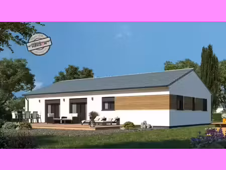 terrain avec maison neuve à vendre