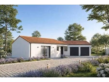 terrain avec maison neuve à vendre