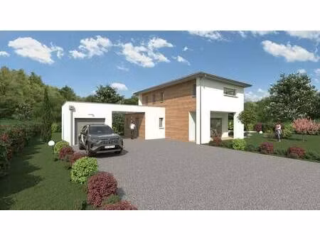 terrain avec maison neuve à vendre