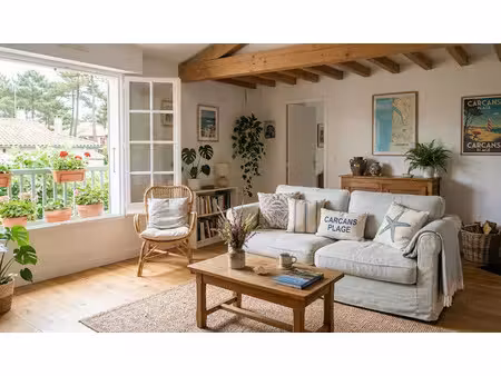 vente appartement 3 pièces 64 m² à carcans (33121)  255 225 €