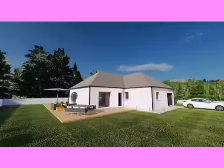 terrain avec maison neuve à vendre