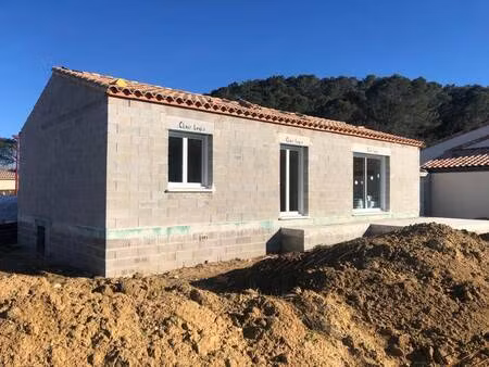 terrain avec maison neuve à vendre