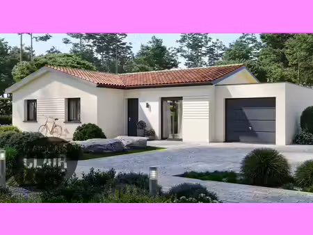 terrain avec maison neuve à vendre