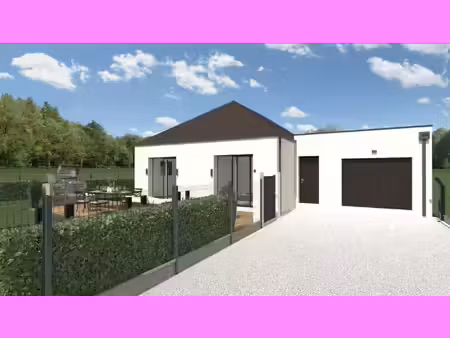terrain avec maison neuve à vendre