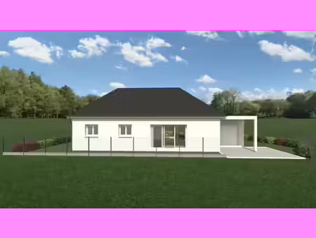 terrain avec maison neuve à vendre