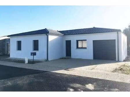 terrain avec maison neuve à vendre