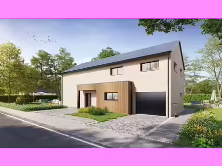 terrain avec maison neuve à vendre