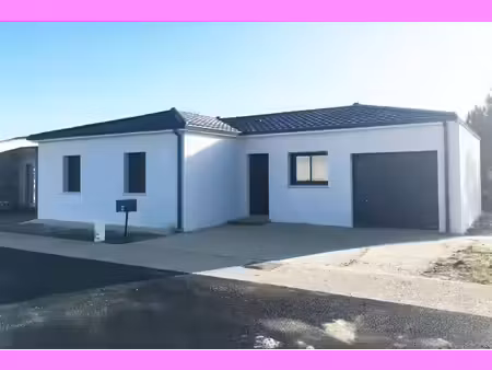 terrain avec maison neuve à vendre
