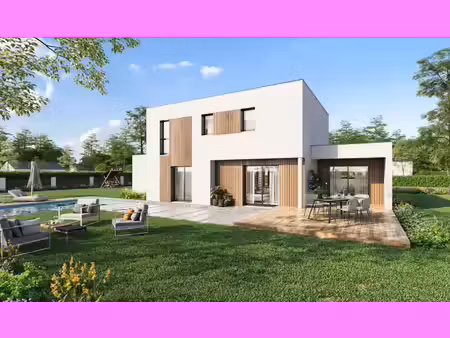 terrain avec maison neuve à vendre