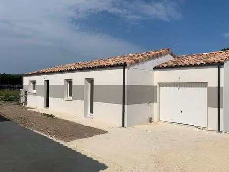 terrain avec maison neuve à vendre