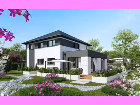 terrain avec maison neuve à vendre