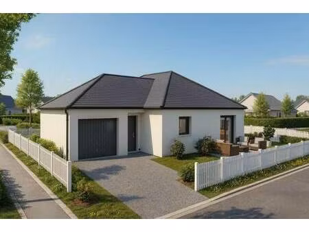 terrain avec maison neuve à vendre