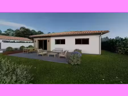 terrain avec maison neuve à vendre