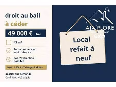 local commercial avec bail commercial