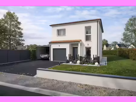 terrain avec maison neuve à vendre