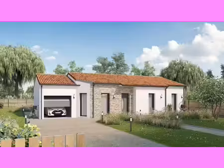 terrain avec maison neuve à vendre
