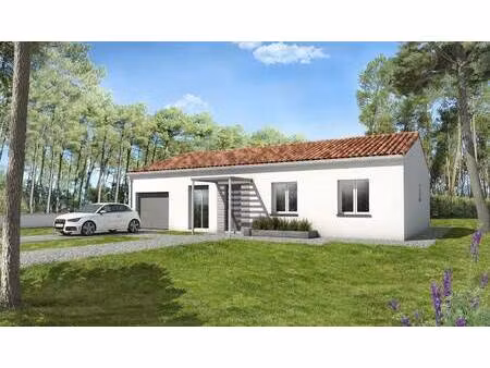 terrain avec maison neuve à vendre