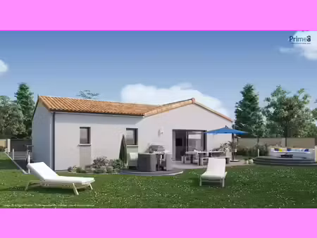 terrain avec maison neuve à vendre