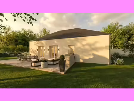 terrain avec maison neuve à vendre