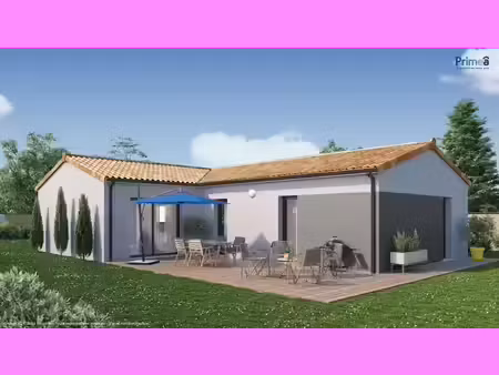 terrain avec maison neuve à vendre