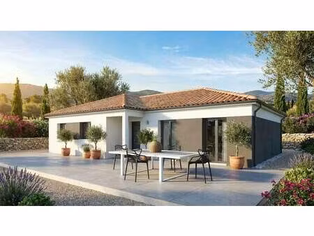 terrain avec maison neuve à vendre