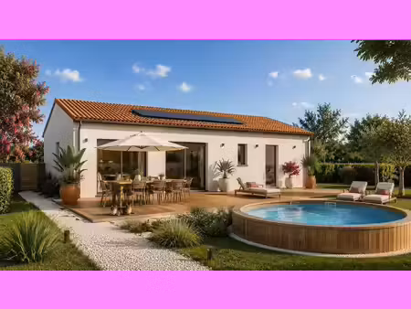 terrain avec maison neuve à vendre