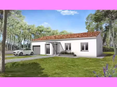 terrain avec maison neuve à vendre