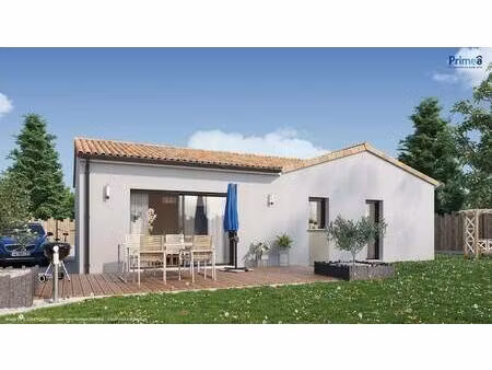 terrain avec maison neuve à vendre