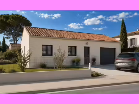 terrain avec maison neuve à vendre