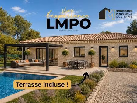 terrain avec maison neuve à vendre