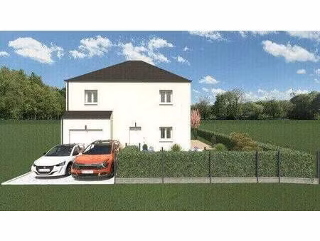 terrain avec maison neuve à vendre