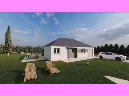 terrain avec maison neuve à vendre