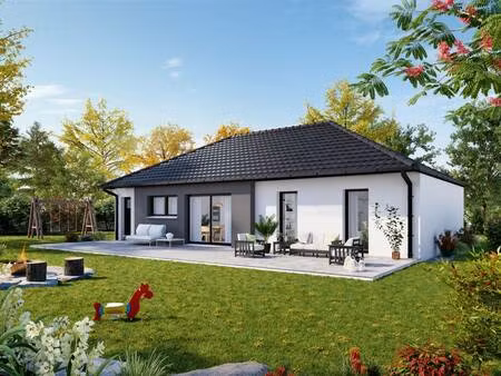 terrain avec maison neuve à vendre